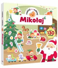 Okładka książki Naklej, odklej Mikołaj