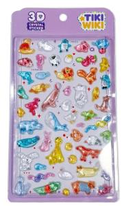 Opakowanie Naklejki 3D Crystal Zwierzątka