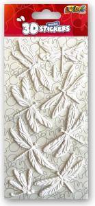 Opakowanie Naklejki 3D Model White Dragonflies PENMATE