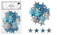 Naklejki brokat piankowe samoprzylepne Stars 36szt. Wydawca: INTERDRUK. Dobreksiazki.pl Opakowanie Naklejki brokat piankowe samoprzylepne Stars 36szt