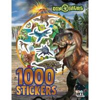 Naklejki Dinozaury 1000szt. Wydawca: Jiri Models. Dobreksiazki.pl Opakowanie Naklejki Dinozaury 1000szt