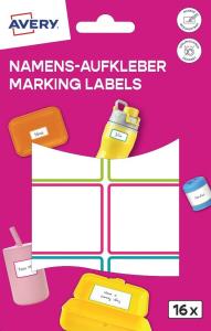 Opakowanie Naklejki do oznaczania - 48x34mm 16 naklejek