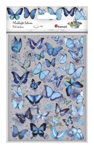 Naklejki foliowe 2 plansze motyle, kwiaty. Wydawca: Titanum. Dobreksiazki.pl Opakowanie Naklejki foliowe 2 plansze motyle, kwiaty