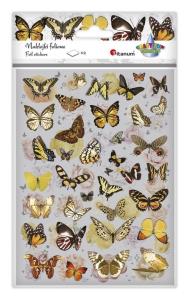 Naklejki foliowe 2 plansze motyle, kwiaty. Wydawca: Titanum. Dobreksiazki.pl Opakowanie Naklejki foliowe 2 plansze motyle, kwiaty