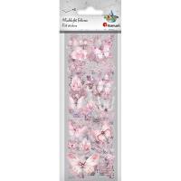 Naklejki foliowe 6 plansz motyle. Wydawca: Titanum. Dobreksiazki.pl Opakowanie Naklejki foliowe 6 plansz motyle