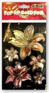 Opakowanie Naklejki foliowe Gold Lilies PENMATE