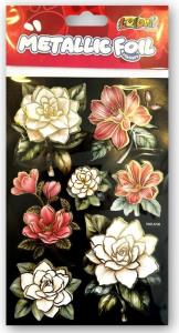 Opakowanie Naklejki foliowe Metalic Double Flowers PENMATE