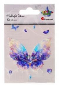 Naklejki foliowe motyl 70x60mm 8szt. Wydawca: Titanum. Dobreksiazki.pl Opakowanie Naklejki foliowe motyl 70x60mm 8szt