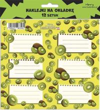 Opakowanie Naklejki na okładkę - Kiwi (12szt)