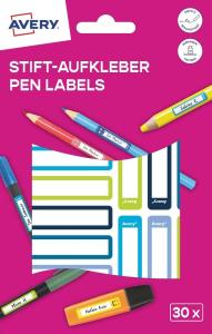 Opakowanie Naklejki na przybory do pisania - 50x10mm