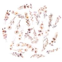 Naklejki pet kwiaty beige mist 30 szt. .. Wydawca: DP CRAFT. Dobreksiazki.pl Opakowanie Naklejki pet kwiaty beige mist 30 szt. .