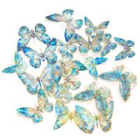 Naklejki pet połyskujące motyle blue stardust 20 szt.. Wydawca: DP CRAFT. Dobreksiazki.pl Opakowanie Naklejki pet połyskujące motyle blue stardust 20 szt.