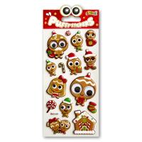 Opakowanie Naklejki puffy Christmas Gingerbread
