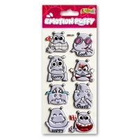 Opakowanie Naklejki puffy Emotion Hippo