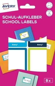 Opakowanie Naklejki szkolne - 48x70 mm 8 naklejek