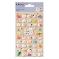 Opakowanie Naklejki wypukłe Króliki