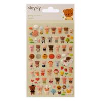 Opakowanie Naklejki wypukłe Misiaki