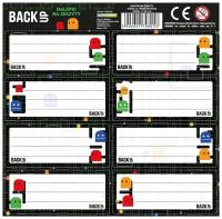 Nalepki na zeszyt BackUp 7 A102 (25szt) DERFORM. Wydawca: Derform. Dobreksiazki.pl Opakowanie Nalepki na zeszyt BackUp 7 A102 (25szt) DERFORM