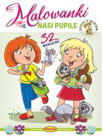 Nasi pupile. Malowanki - seria z misiem. Autor: Kruszewski Włodzimierz, Ernest Błędowski. Dobreksiazki.pl Okładka książki Nasi pupile. Malowanki - seria z misiem