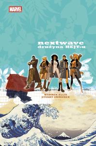 Nextwave. Drużyna HEJT-u. Autor: Stuart Immonen, Warren Ellis. Dobreksiazki.pl Okładka książki Nextwave. Drużyna HEJT-u