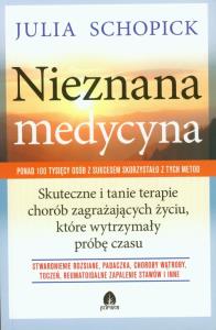 Nieznana medycyna - uszkodzone. Autor: Julia Schopick. Dobreksiazki.pl Okładka książki Nieznana medycyna - uszkodzone