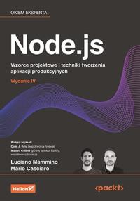 Okładka książki Node.js. Wzorce projektowe i techniki tworzenia...
