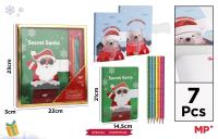 Notatnik A5/80K zapięcie magnes świąteczny MIX. Wydawca: MP Main Paper. Dobreksiazki.pl Opakowanie Notatnik A5/80K zapięcie magnes świąteczny MIX