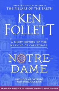 Notre-Dame. Autor: Ken Follett. Dobreksiazki.pl Okładka książki Notre-Dame