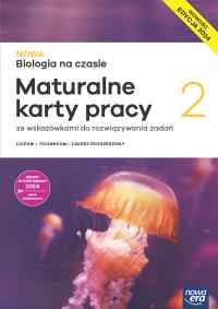 Nowa Biologia na czasie maturalne karty pracy 2 liceum i technikum zakres rozszerzony EDYCJA 2025. Autor: Opracowania Zbiorowe. Dobreksiazki.pl Okładka książki Nowa Biologia na czasie maturalne karty pracy 2 liceum i technikum zakres rozszerzony EDYCJA 2025