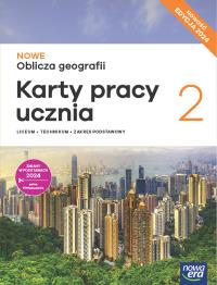 Nowa Geografia Oblicza geografii karty pracy 2 liceum i technikum zakres podstawowy EDYCJA 2025. Autor: Maciążek Katarzyna. Dobreksiazki.pl Okładka książki Nowa Geografia Oblicza geografii karty pracy 2 liceum i technikum zakres podstawowy EDYCJA 2025