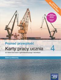 Okładka książki Nowa historia Poznać przeszłość karty pracy 4 liceum technikum zakres podstawowy EDYCJA 2025
