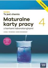 Okładka książki Nowa To jest chemia LO 4 Maturalne karty pracy ZR