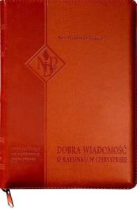 Nowy Testament NPD suwak paginatory ceglasty. Autor:   Praca zbiorowa. Dobreksiazki.pl Okładka książki Nowy Testament NPD suwak paginatory ceglasty