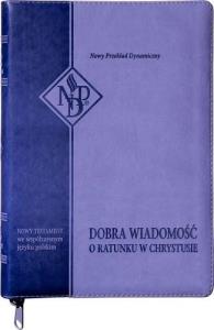 Nowy Testament NPD suwak paginatory fioletowy. Autor:   Praca zbiorowa. Dobreksiazki.pl Okładka książki Nowy Testament NPD suwak paginatory fioletowy
