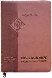 Nowy Testament NPD suwak paginatory róż wenecki. Autor:   Praca zbiorowa. Dobreksiazki.pl Okładka książki Nowy Testament NPD suwak paginatory róż wenecki