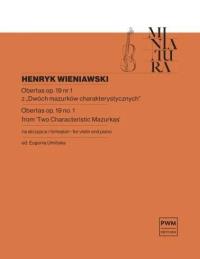 Okładka książki Obertas op. 19 nr 1 z ''Dwóch mazurków...