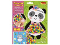 Obrazek z pomponów Panda 2w1. Wydawca: Ranok-Creative. Dobreksiazki.pl Opakowanie Obrazek z pomponów Panda 2w1