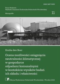 Ocena możliwości osiągnięcia neutralności.... Autor: Emilia den Boer. Dobreksiazki.pl Okładka książki Ocena możliwości osiągnięcia neutralności...