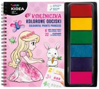 Odciski kreatywne księżniczka KIDEA. Wydawca: Derform. Dobreksiazki.pl Opakowanie Odciski kreatywne księżniczka KIDEA