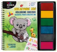 Odciski kreatywne zoo KIDEA. Wydawca: Derform. Dobreksiazki.pl Opakowanie Odciski kreatywne zoo KIDEA