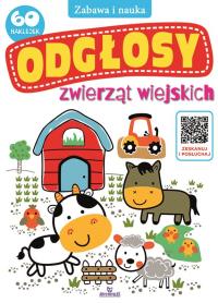 Odgłosy zwierząt wiejskich. Autor: Matusiak Monika. Dobreksiazki.pl Okładka książki Odgłosy zwierząt wiejskich