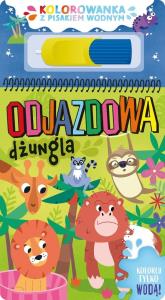 Okładka książki Odjazdowa dżungla. Kolorowanka z pisakiem wodnym