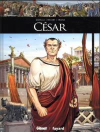 Oni tworzyli historię - Cezar. Autor: Gabella Mathieu, Andrea Meloni. Dobreksiazki.pl Okładka książki Oni tworzyli historię - Cezar