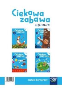 Okładka książki Pakiet: Ciekawa zabawa. 6-latki. Karty pracy cz.4