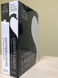 PAKIET Czarny łabędź / Antykruchość. Autor: Nassim Nicholas Taleb. Dobreksiazki.pl Okładka książki PAKIET Czarny łabędź / Antykruchość
