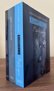 PAKIET KOSSAKOWIE Biały mazur, Tango, Wachlarz. Autor: Jurgała-Jureczka Joanna. Dobreksiazki.pl Okładka książki PAKIET KOSSAKOWIE Biały mazur, Tango, Wachlarz