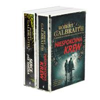 Pakiet Niespokojna krew / Serce jak smoła. Autor: Robert Galbraith pseud. J.K. Rowling. Dobreksiazki.pl Okładka książki Pakiet Niespokojna krew / Serce jak smoła