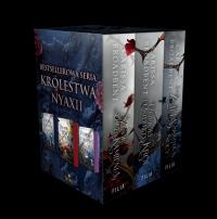 Pakiet: Żmija i skrzydła nocy / Popioły i przeklęty król / Słowik i serce z kamienia. Autor: Carissa Broadbent. Dobreksiazki.pl Okładka książki Pakiet: Żmija i skrzydła nocy / Popioły i przeklęty król / Słowik i serce z kamienia