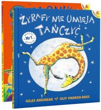 Pakiet Żyrafy nie umieją tańczyć / Słonik, który polubił być sobą. Autor: Andreae Giles, Guy Parker-Rees. Dobreksiazki.pl Okładka książki Pakiet Żyrafy nie umieją tańczyć / Słonik, który polubił być sobą