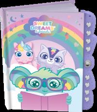 Pamiętnik na kod Sweet Dreams KL11679. Wydawca: Kids Euroswan. Dobreksiazki.pl Opakowanie Pamiętnik na kod Sweet Dreams KL11679